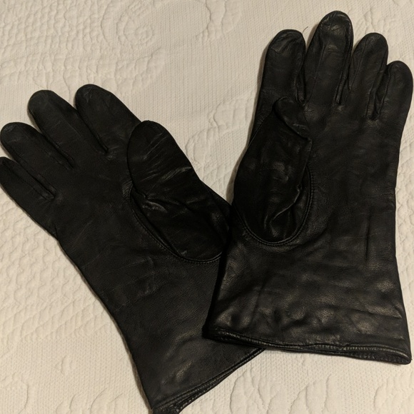 Ladies Anne Klein leather gloves - Picture 3 of 5